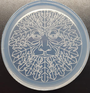 Exclusive Etched 4" Greenman Mold Made w/Crystal Clear Platinum Silicone