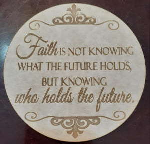 Faith!! Mold Made w/Translucent Platinum Silicone 4"