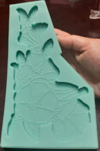 Load image into Gallery viewer, Etched Flowers and Leaves Mold! Made w/Mold Star Platinum Silicone