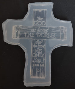 For GOD so Loved the World Cross Mold