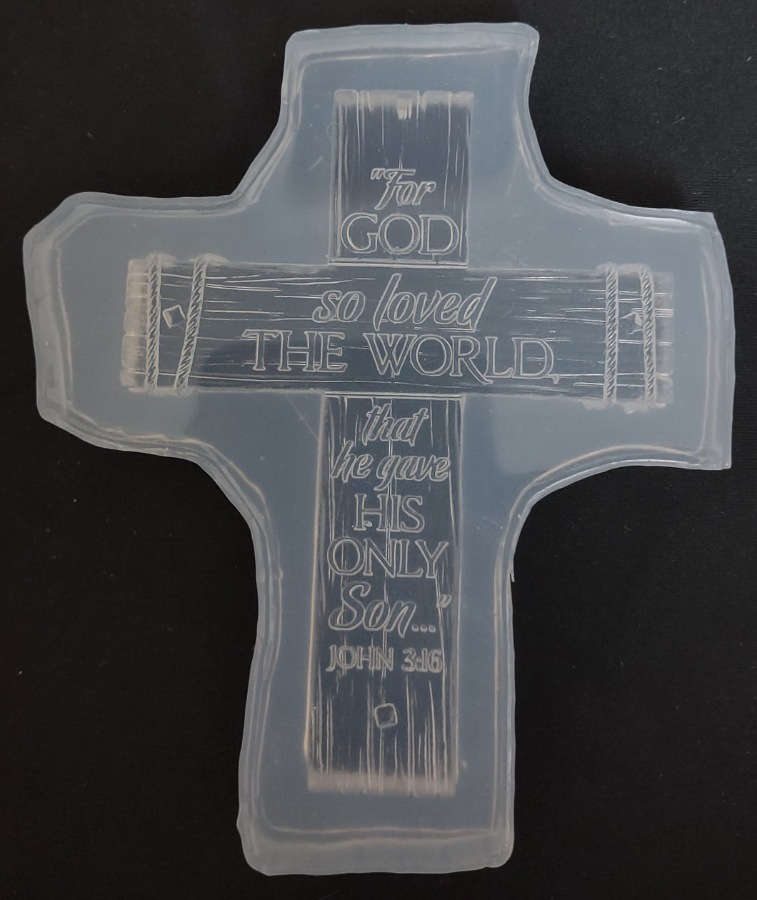 For GOD so Loved the World Cross Mold