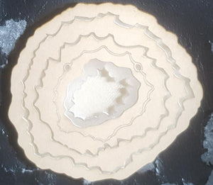 Geode Coaster Mold Made w/Mold Star 15 Slow Platinum Silicone