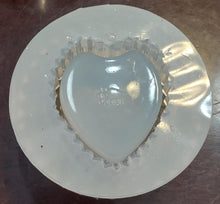 Load image into Gallery viewer, Beautiful Heart Keepsake Mold Made w/Crystal Clear Platinum Silicone