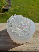 Load image into Gallery viewer, Appox. 2x2 Home Grown Crystal Mold Made w/Translucent Platinum Silicone