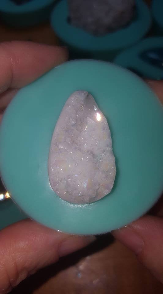 Crystal Silicone Mold for Resin, Soaps, Clay, and Casting.