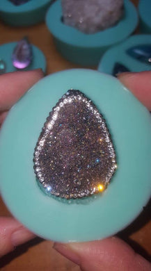 Druzy Silicone Mold for Resin, Soaps, Clay, and Casting.
