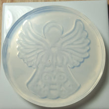 Load image into Gallery viewer, Etched Angel (your choice) Crystal Clear Platinum Silicone Mold