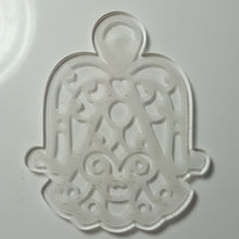 Load image into Gallery viewer, Etched Angel (your choice) Crystal Clear Platinum Silicone Mold