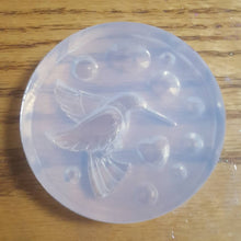 Load image into Gallery viewer, Hummingbird w/Extras Crystal Clear Platinum Silicone Mold