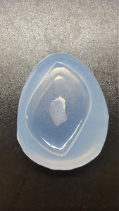 One of a Kind Druzy Mold made from Crystal Clear Platinum Silicone