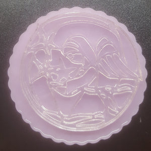 Angel and Stars Mold made with Crystal Clear Platinum Silicone