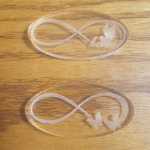 Load image into Gallery viewer, Your Choice of Etched Infinity Symbol Made with Platinum Silicone