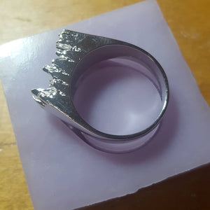 Broken Ring Mold made with Crystal Clear Platinum Silicone