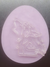 Load image into Gallery viewer, Howling Wolf with extras Mold made with Crystal Clear Platinum Silicone