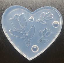 Load image into Gallery viewer, Choose your Bezels  Mold Made in Crystal Clear Platinum Silicone