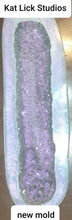 Load image into Gallery viewer, Exclusive Crystal Incense Holder Mold Made w/Translucent Platinum Silicone (colors may vary)
