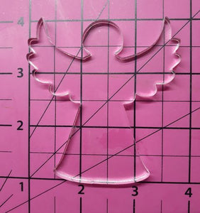 2 Sizes of Angels with Extras Crystal Clear Platinum Silicone Mold