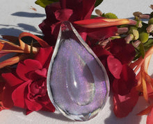 Load image into Gallery viewer, Large Crystal Teardrop Mold Made w/Translucent Platinum Silicone