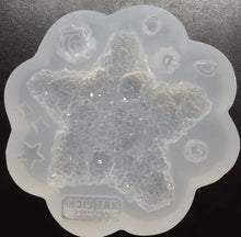 Load image into Gallery viewer, 3 x 3 Exclusive Large Crystal Star Mold Made w/Translucent Platinum Silicone