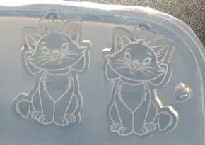 Beautifully Etched Marie Mold Made w/Translucent Platinum Silicone