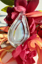 Load image into Gallery viewer, Medium Crystal Teardrop Mold Made w/Translucent Platinum Silicone