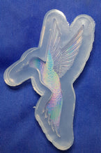 Load image into Gallery viewer, Holographic Molds Etched Hummingbirds Mirrored Made w/Crystal Clear Platinum Silicone