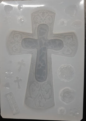 Cross Mold Made with Mold Star 15 slow Platinum Silicone