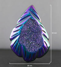 Load image into Gallery viewer, 4 Different Druzy Mold Made w/Translucent Platinum Silicone