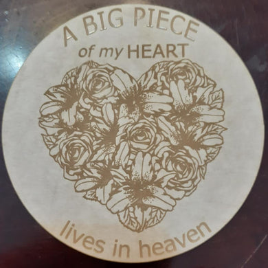 Memorial Piece of my Heart Mold Made w/Translucent Platinum Silicone 4