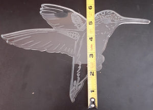 Etched Hummingbird Mold! Made w/Mold Star Platinum Silicone