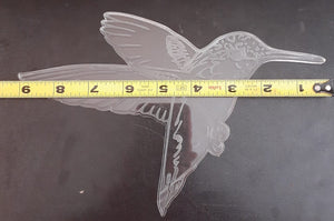 Etched Hummingbird Mold! Made w/Mold Star Platinum Silicone