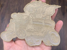 Load image into Gallery viewer, Etched Hot Rod Woody Woodpecker Car-toon Mold Made with Translucent Platinum Silicone