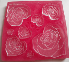 Load image into Gallery viewer, Roses Have My Heart Pallet Mold Made w/Platinum Silicone (mold color may vary)