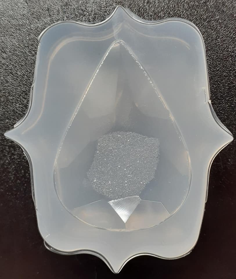 Druzy Mold Made w/Translucent Platinum Silicone