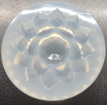 Load image into Gallery viewer, 2.5 Large Lotus Flower Silicone Shiny Mold Made w/Crystal Clear Platinum Silicone