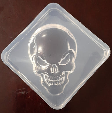Skull made with Crystal Clear Platinum Silicone Mold