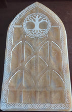 Load image into Gallery viewer, Exclusive! 18&quot;x9 3/4 inches Tree of Life Stained Glass Window Mold made with Platinum Silicone (read listing please)