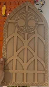 Exclusive! 18"x9 3/4 inches Tree of Life Stained Glass Window Mold made with Platinum Silicone (read listing please)