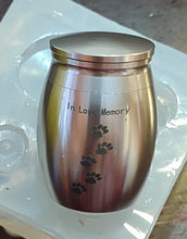 Load image into Gallery viewer, Medium Keepsake Urn Mold Made w/Crystal Clear Platinum Silicone #1